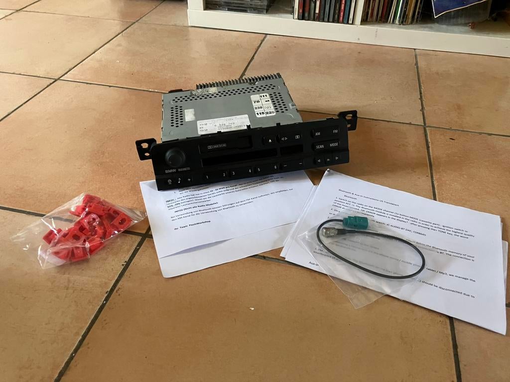 Autoradio BMW Business retrofit bluetooth E46 & E39, Enlèvement ou Envoi, Comme neuf