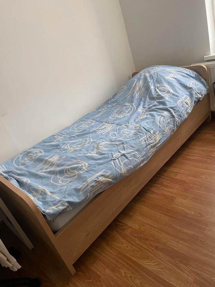 1 persoon slaapkamer TE KOOP, Huis en Inrichting, Slaapkamer | Complete slaapkamers, Gebruikt, Eenpersoons, Ophalen