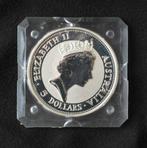 Australia - 5 dollars 1991 Kookaburra - 1oz fine silver, Timbres & Monnaies, Monnaies | Océanie, Enlèvement, Monnaie en vrac, Argent