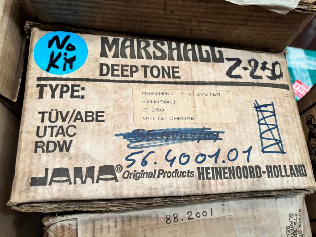 Kit d'échappement Marshall pour Kawasaki Z250, Motos, Pièces | Kawasaki, Enlèvement ou Envoi, Neuf