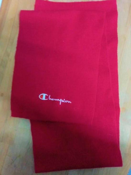 warm fuchsia roze sportieve Champion sjaal 125cm / 25cm, Kleding | Dames, Mutsen, Sjaals en Handschoenen, Zo goed als nieuw, Sjaal