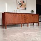Sideboard Vintage Dressoir Brutaliste en Wengé 1970's, Enlèvement