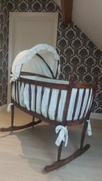 Antieken babywiegje met goede matras en bekleding, Kinderen en Baby's, Ophalen, Gebruikt, Wieg