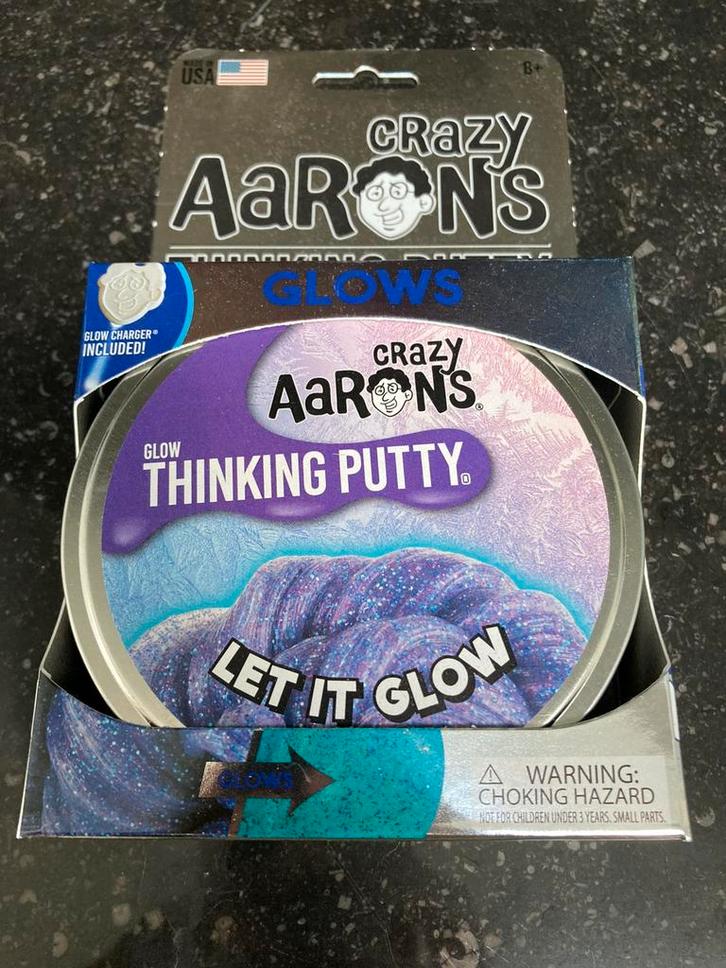 Crazy Aarons LET IT GLOW Slijm Made in USA Groot, Kinderen en Baby's, Speelgoed | Educatief en Creatief, Nieuw, Ontdekken, Met licht
