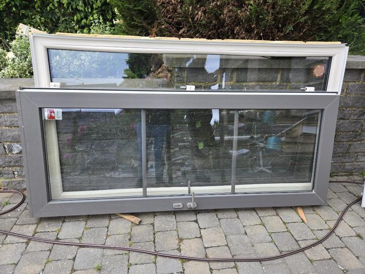 Gebruikte raamkozijnen in goede staat, Doe-het-zelf en Bouw, Glas en Ramen, Gebruikt, Gevelraam of Ruit, Dubbelglas, Ophalen