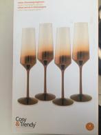 Originele champagneglazen koper  Cosy & Trendy Nieuw, Huis en Inrichting, Nieuw, Glas, Glas of Glazen, Ophalen