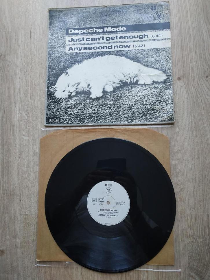 DEPECHE MODE KAN GEWOON NIET GENOEG KRIJGEN MAXI 12”, Cd's en Dvd's, Vinyl | Rock, Gebruikt, Verzenden