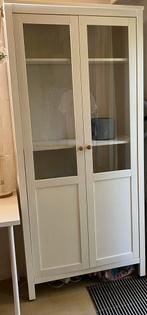 IKEA vitrine kast Hemnes wit, Huis en Inrichting, Ophalen, Gebruikt