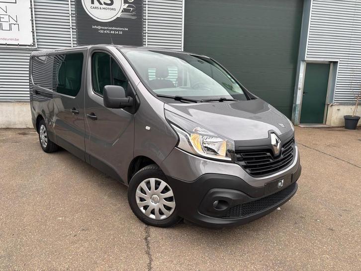 Renault Trafic DubbelCabine/6Plaats/Euro6/Gekeurd, Auto's, Renault, Bedrijf, Te koop, Trafic, ABS, Achteruitrijcamera, Airconditioning