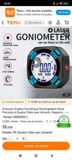 Goniomètre laser neuf, Enlèvement, Comme neuf