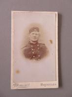 militaire foto CDV  1890 - 1914 Maucourt Brussel, Verzamelen, Verzenden, Overige soorten, Foto of Poster