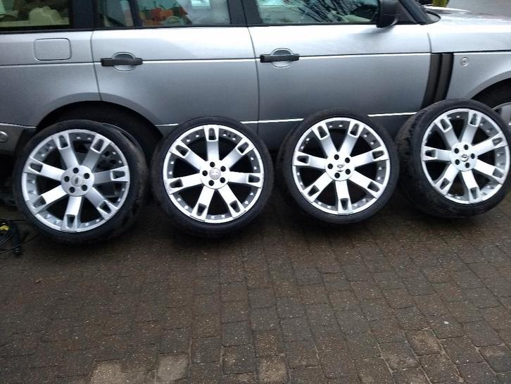 Overfinch Super 7 22" velgenset, Autos : Pièces & Accessoires, Pneus & Jantes, Pneus et Jantes, Pneus été, Autres dimensions, Véhicule tout-terrain