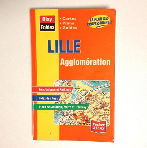 Lille agglomération - Plan & index rues - Blay Foldex 1996, Boeken, Atlassen en Landkaarten, Gelezen, Frankrijk, 1800 tot 2000
