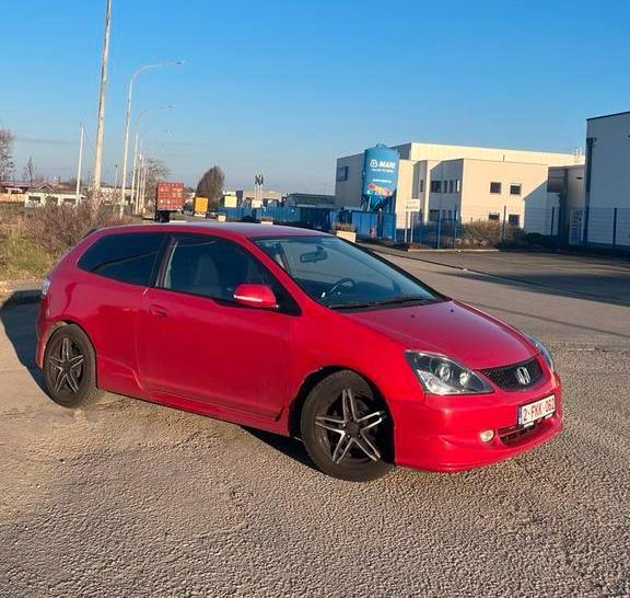 Honda Civic 2004 1.4 IS, Autos, Honda, Particulier, Civic, Bluetooth, Essence, Hatchback, 3 portes, Boîte manuelle, Rouge, Noir