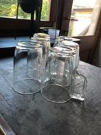 Set van 6 grote glazen bekers, Ophalen of Verzenden, Zo goed als nieuw