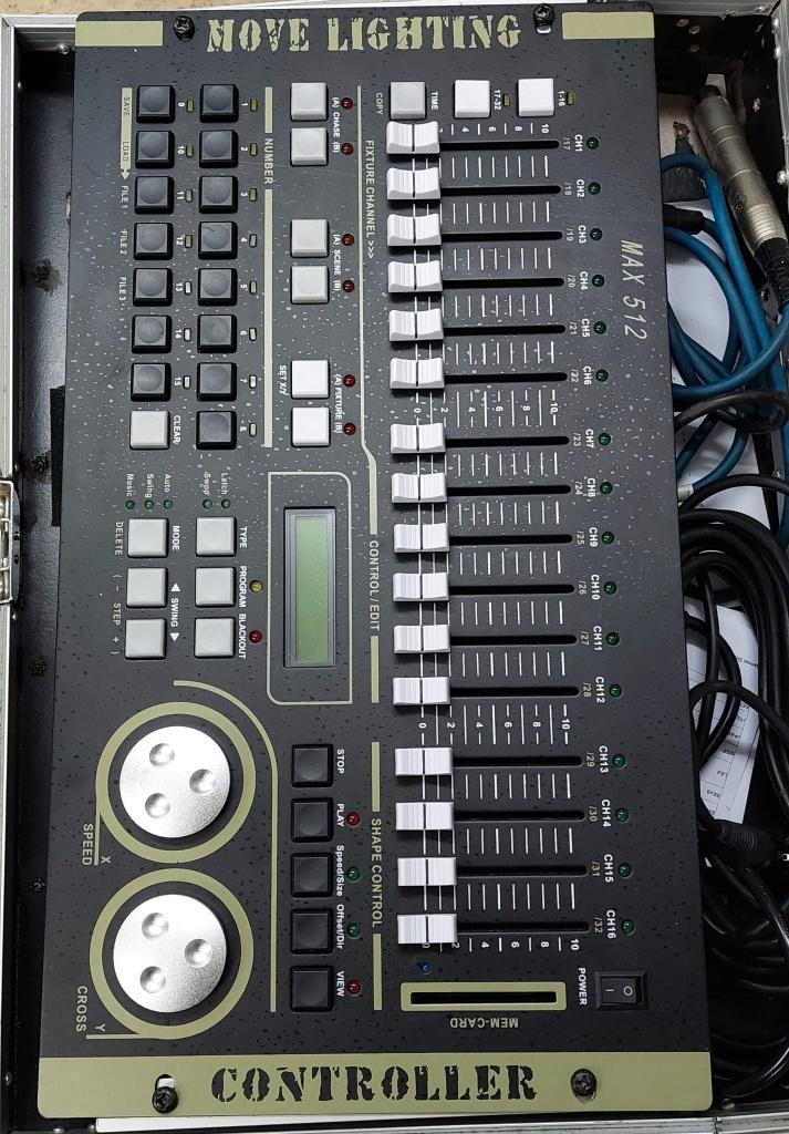 Max 512 DMX Controller, Musique & Instruments, Lumières & Lasers, Comme neuf, Autres types, Enlèvement