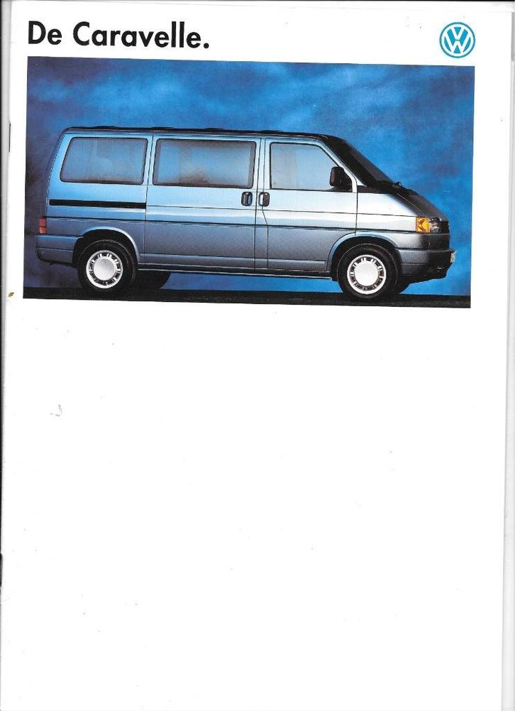 VOLKSWAGEN CARAVELLE, Boeken, Auto's | Folders en Tijdschriften, Zo goed als nieuw, Volkswagen, Ophalen of Verzenden