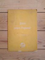 wo2 Front Gegen England! boekje 1939, Ophalen of Verzenden, Marine, Boek of Tijdschrift