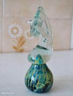 Sulfure en verre, tête de cheval, signée Mdina, Enlèvement ou Envoi