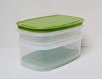 Tupperware™ « Cool Stapelschaalset » 260 en 640 ml - groen, Huis en Inrichting, Keuken | Tupperware, Verzenden, Nieuw, Wit, Bus of Trommel