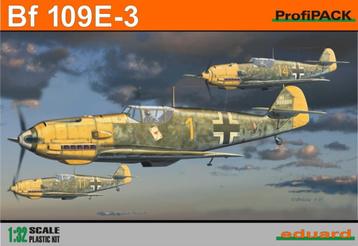 Eduard 3002 Messerschmitt Bf.109E-3, Neuf, Enlèvement ou Envoi, Avion, Plus grand que 1:72