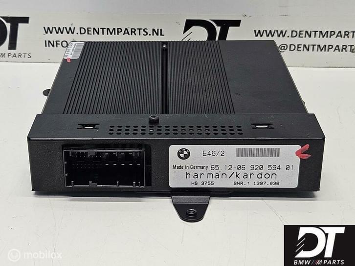 Radio versterker Harman Kardon BMW E46 Coupe 65126920594, Auto-onderdelen, Elektronica en Kabels, BMW, Gebruikt, Ophalen of Verzenden