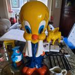 Tweety in kunststof , 50 cm hoog ., Verzamelen, Ophalen of Verzenden, Zo goed als nieuw