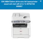 All in One laser printer oki 472, Computers en Software, Ophalen, Gebruikt, Faxen, Ingebouwde Wi-Fi