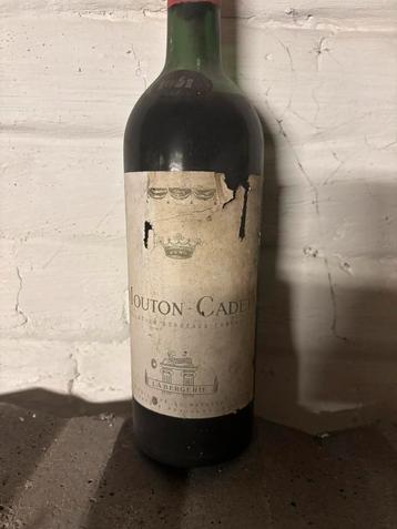 Set van 15 flessen van zeer oude Mouton Cadet, Verzamelen, Wijnen, Ophalen, Zo goed als nieuw