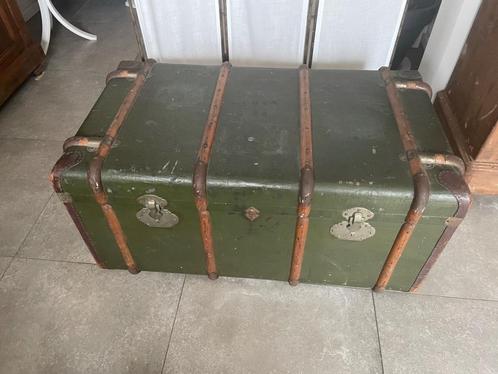 Militaire hutkoffer, Antiek en Kunst, Curiosa en Brocante, Ophalen