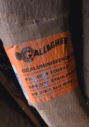 Gallagher Gealuminiseerde draad 1.6mm beschikbaar voor biedingen