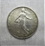 Zilveren munt Frankrijk 2 frank 1918 zaaier, Frankrijk, Zilver, Ophalen of Verzenden, Losse munt