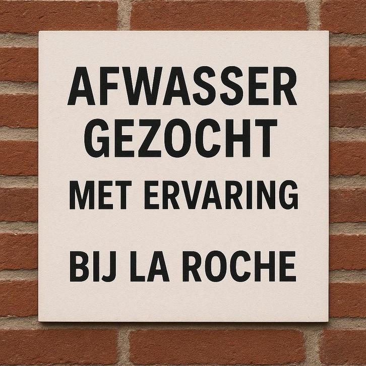 GEZOCHT: Afwasser met ervaring (dringend), Vacatures, Vacatures | Schoonmaak en Facilitaire diensten