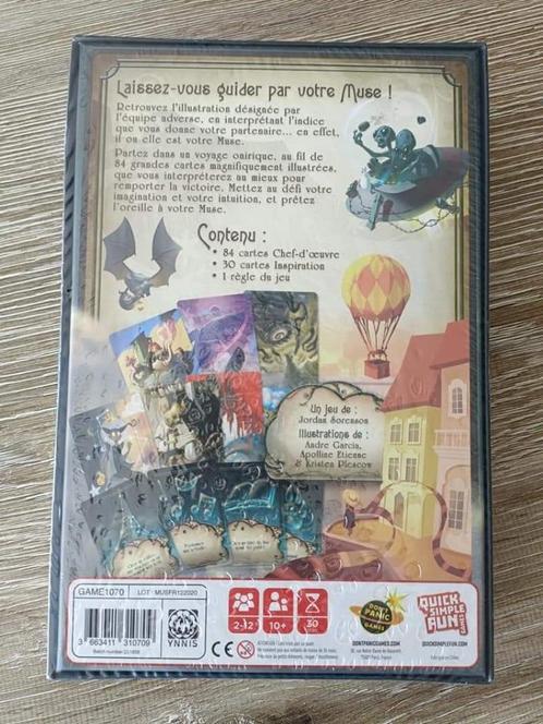 Muse, kaartspel in het Frans, Hobby en Vrije tijd, Gezelschapsspellen | Kaartspellen, Nieuw, Vijf spelers of meer, Ophalen