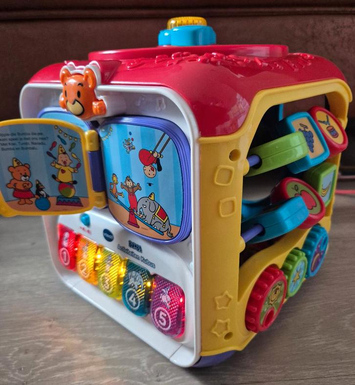 BUMBA VTech Baby Activiteiten Kubus - Educatief speelgoed, Enfants & Bébés, Jouets | Vtech, Comme neuf, 6 mois à 2 ans, Enlèvement