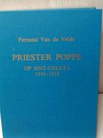 Priester Poppe op sint-coleta 1916-1918 fernand van de velde, Ophalen of Verzenden, Gelezen