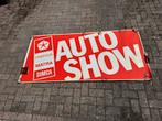 Groot Chrysler Auto Show reclame banner, Verzamelen, Verzenden, Gebruikt, Reclamebord