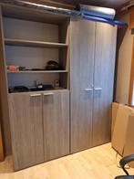 Bureau met 2 bureaukasten, Huis en Inrichting, Bureaus, Ophalen, Zo goed als nieuw, Bureau