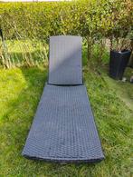 Ligbed in wicker, Jardin & Terrasse, Chaises longues, Comme neuf, Enlèvement, Osier