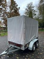 Dubbelas aanhangwagen met afneembare huif, Auto diversen, Aanhangers en Bagagewagens, Ophalen