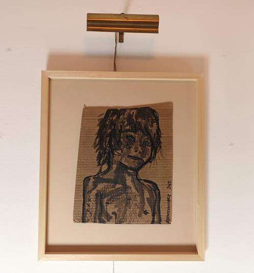 Kunstwerk 'Growing Down' - A Broken Universe (NL), Antiek en Kunst, Kunst | Schilderijen | Modern, Ophalen of Verzenden