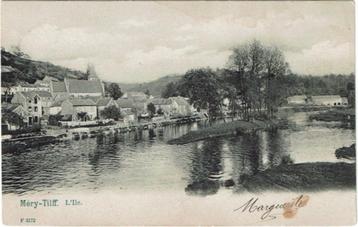 Carte postale ancienne Méry - Tilff L'Ile 1908, Collections, Envoi, Avant 1920, Affranchie, Liège