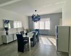 Salle à manger complète blanche & argent en bon état, Huis en Inrichting, Complete eetkamers, Ophalen, Gebruikt, Moderne, 4 tot 6 stoelen