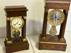 Antieke kolompendules - empire stijl - 1800s, Antiek en Kunst, Ophalen of Verzenden