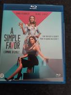 A Simple Favor blu ray NL FR, Cd's en Dvd's, Ophalen of Verzenden, Zo goed als nieuw, Thrillers en Misdaad