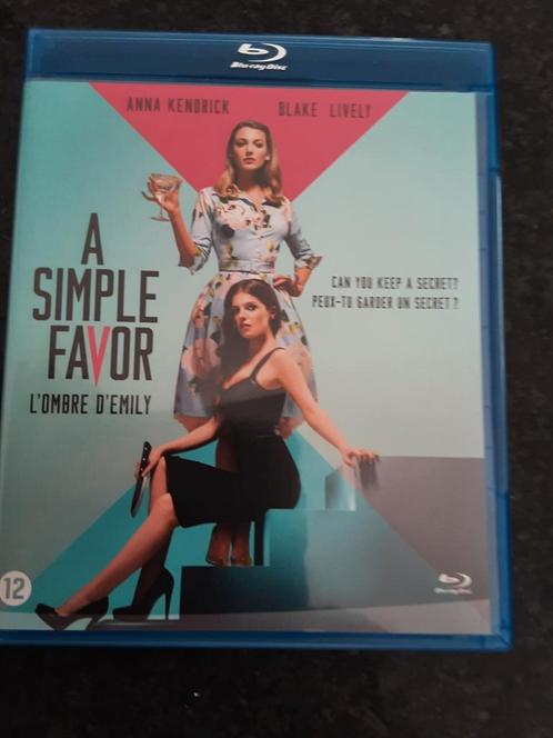 A Simple Favor blu ray NL FR, Cd's en Dvd's, Blu-ray, Zo goed als nieuw, Thrillers en Misdaad, Ophalen of Verzenden