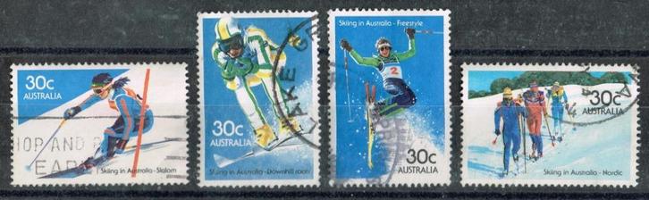 Postzegels uit Australie - K 1924 - wintersport, Postzegels en Munten, Postzegels | Oceanië, Gestempeld, Verzenden