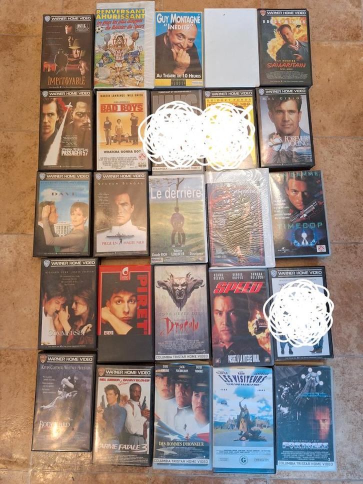 VHS-bundel — Films in VF, Cd's en Dvd's, VHS | Film, Zo goed als nieuw, Ophalen of Verzenden