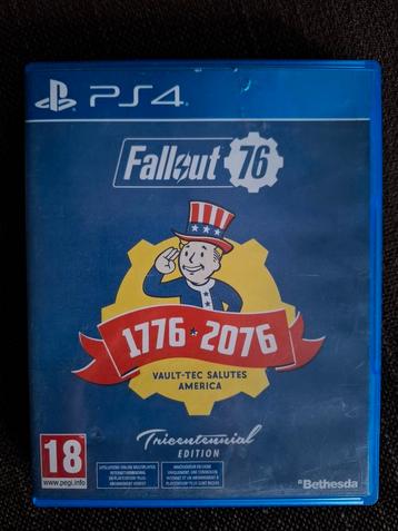 PS4 Fallout 76 :tricentennial edition 1776 - 2076 (compleet) beschikbaar voor biedingen