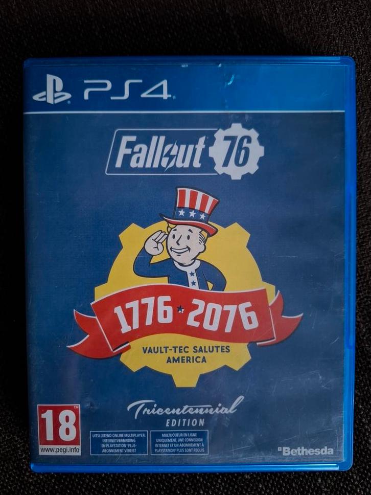 PS4 Fallout 76 :tricentennial edition 1776 - 2076 (compleet), Games en Spelcomputers, Games | Sony PlayStation 4, Zo goed als nieuw